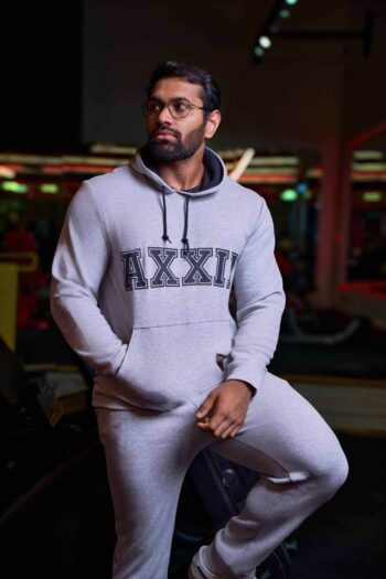 AXXII Contrast Hood Graphic Hoodie