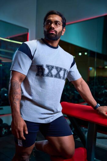 AXXII Contrast Panel Graphic Tee